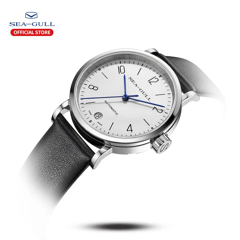 New Seagull Men's Automatic Mechanical Watch Official Authentic Bauhaus Business Casual Mechanical Wristwatch 819.17.6091