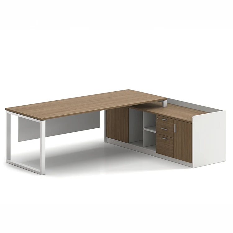 

Modern Office Furniture Table Executive Ceo Office Desk with Sub-cabinet