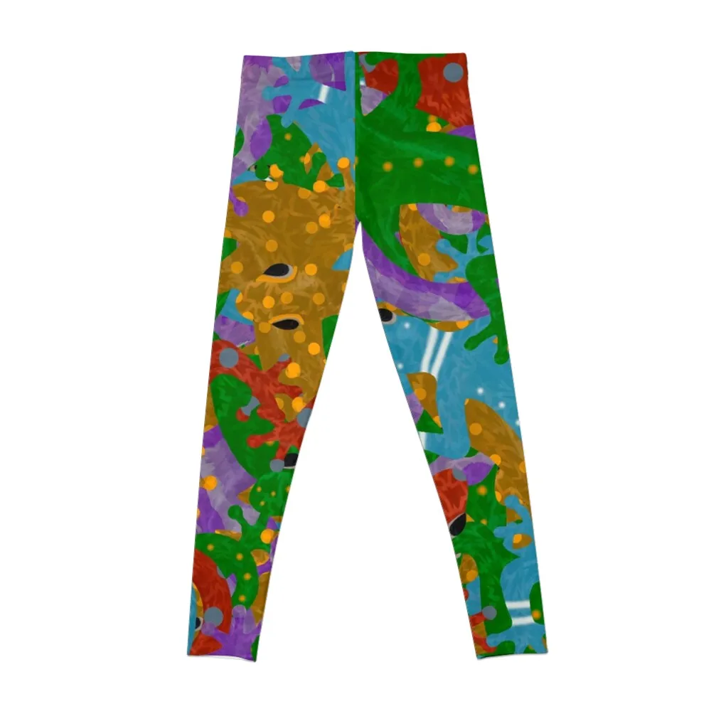 Gecko Mania #2 Leggings Sweatpants Female legging pants fitness set gym Womens Leggings