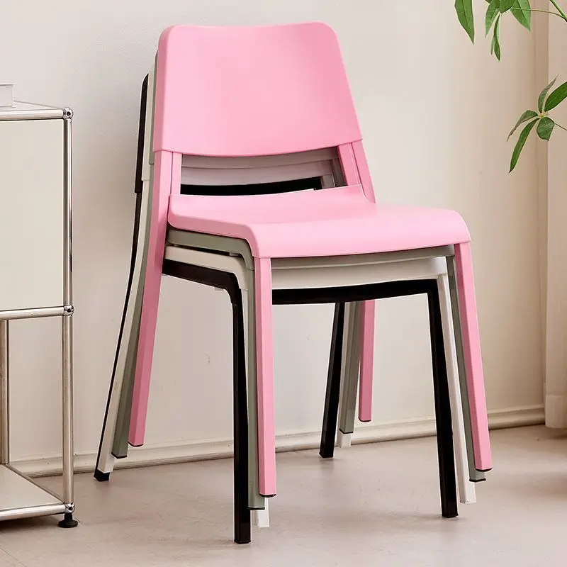 Scandinavische moderne eenvoudige stoel Home Back Chair Woonkamer Eetkamerstoel