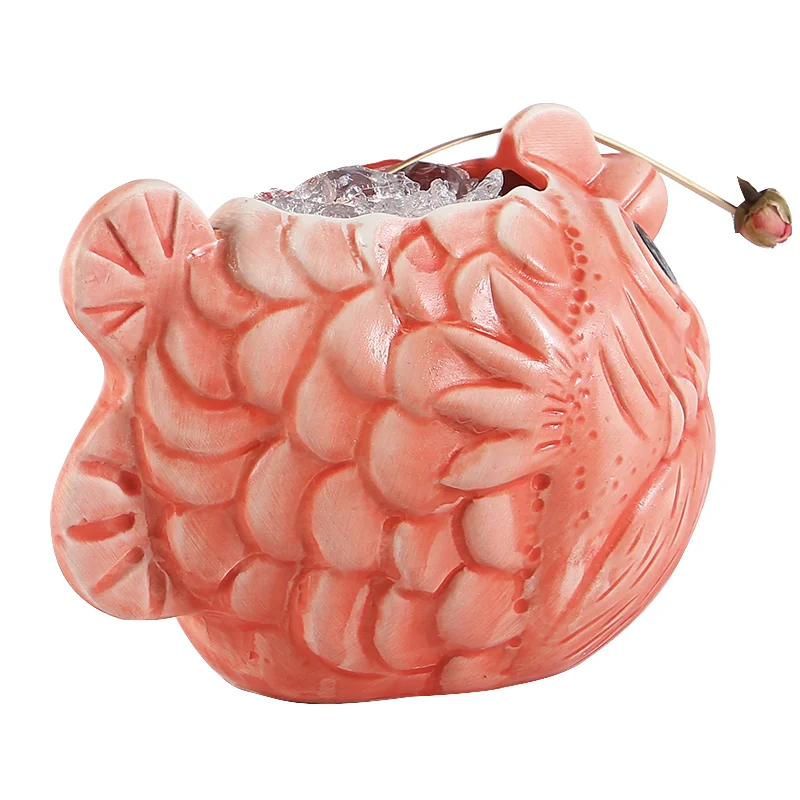 660 مللي هاواي تيكي أكواب النبيذ القدح كوب كوكتيل البيرة المشروبات القدح السيراميك أكواب تيكي أداة البار