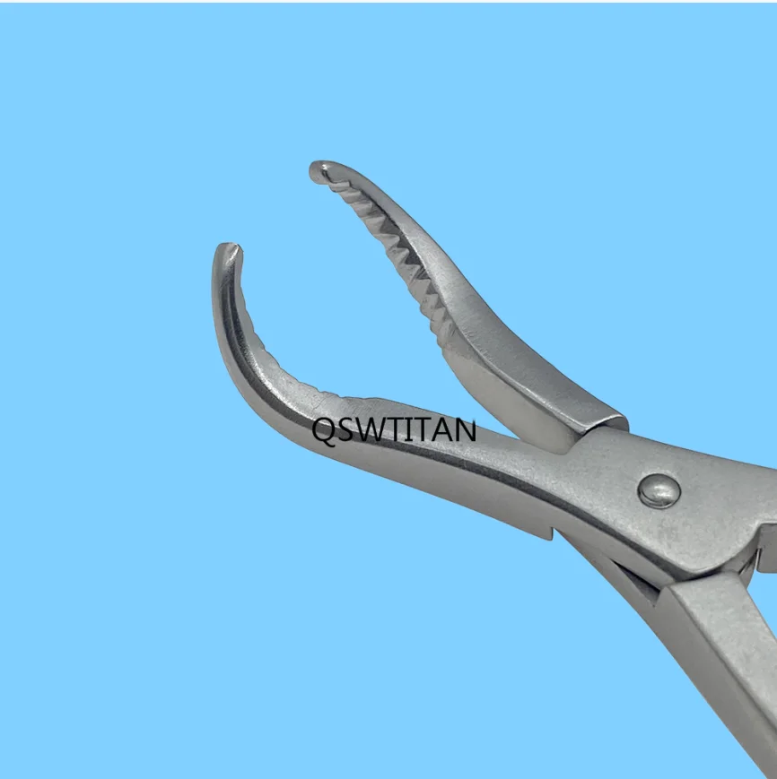 Veterinary Toothed Self-Locking Bone Reduction Forceps Autoclavable Stainless Orthopedic Microsurgical Surgery Instruments