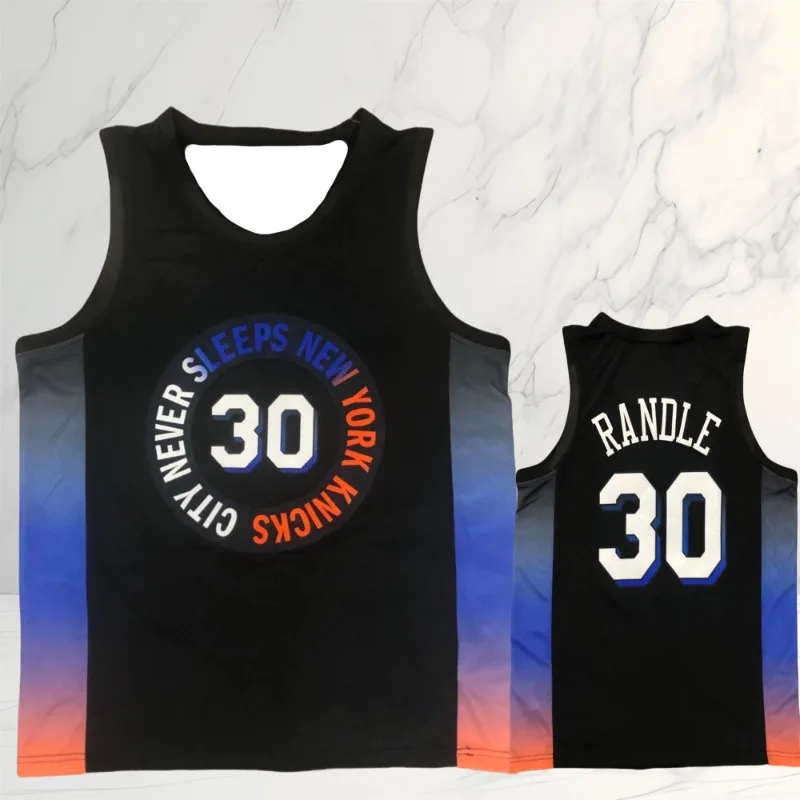 24/25 Latest Popular Basketball Jersey Series Knicks Trendy Brand Same Sleeveless Top Summer Men's Sports Vest Quick-dry