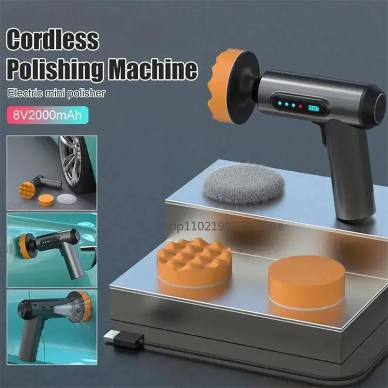 Cordless Auto Polierer 2000rpm Drahtlose Auto Polieren Maschine Elektrische Polieren Wachs Werkzeug 4000mAh Auto Polnischen Wachsen Maschine werkzeug