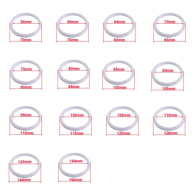 LED Cotton Angel Eyes RGB Halo Ring, LED DRL Turning Signal, 60mm, 65mm, 70mm, 75m, 80mm, 85mm, 90mm, 95mm, 100mm, 110mm, 120mm, 126mm, 160mm