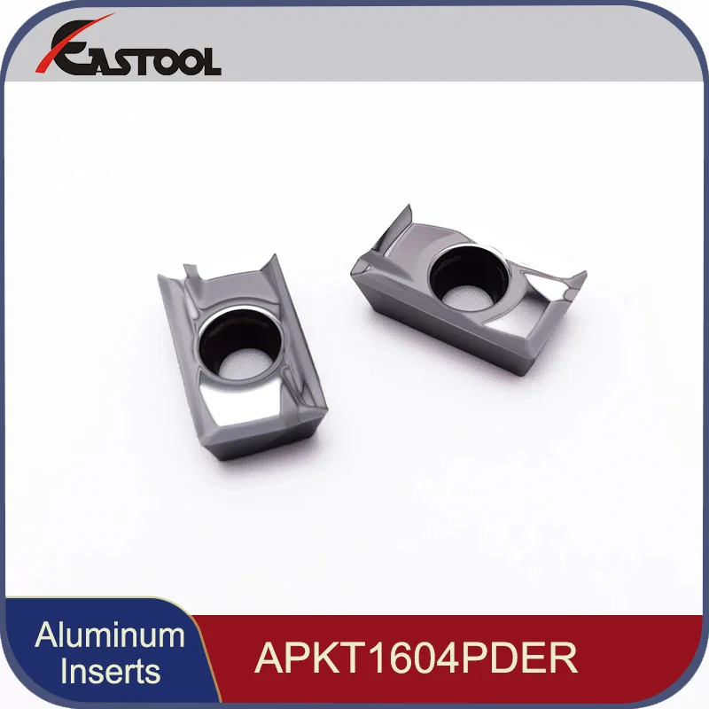 

Free Shipping Aluminum Inserts APKT1604PDER Cemented Carbide Inserts Milling Inserts CNC Lathe Tool Milling Cutter for Aluminum