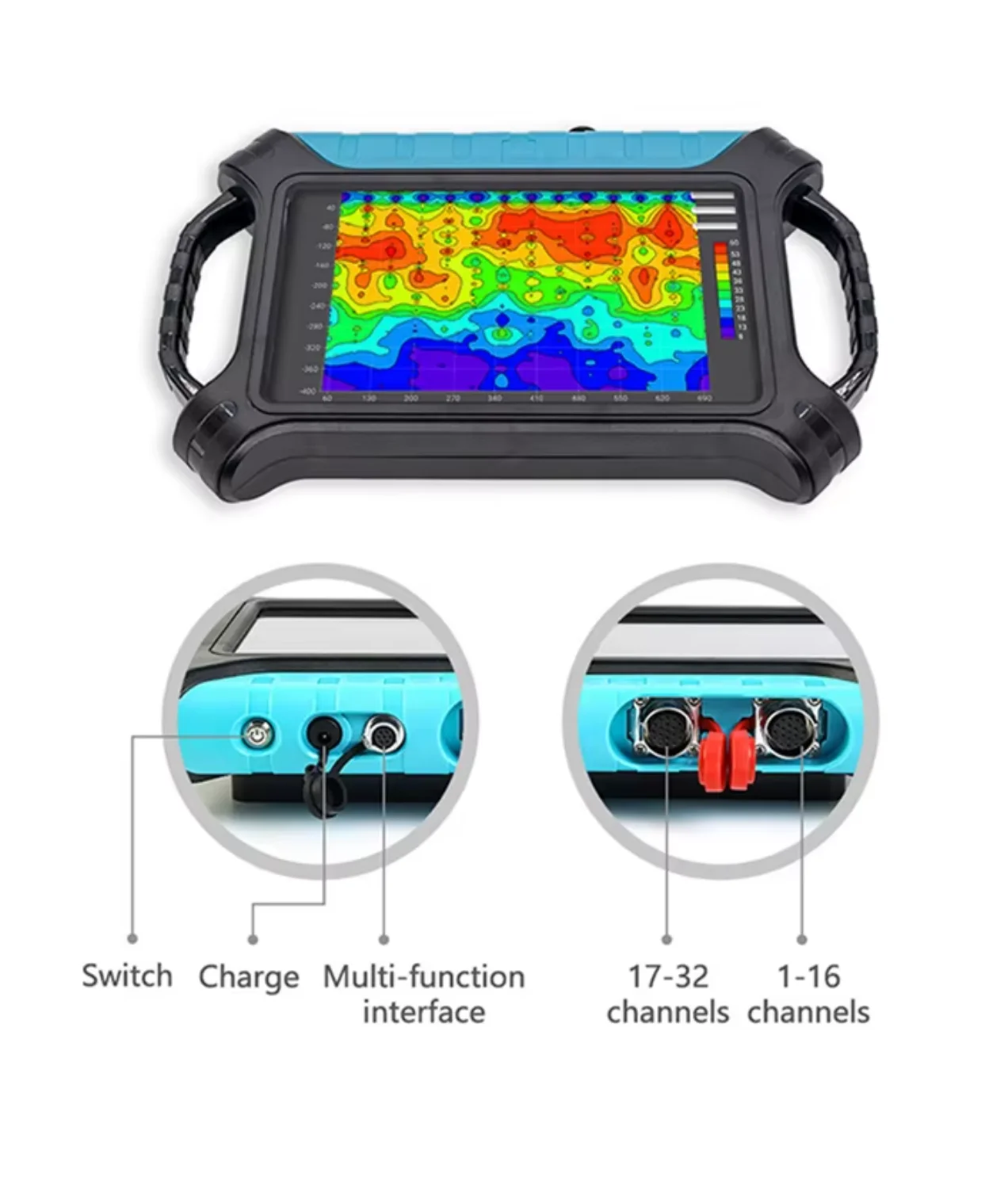 Prospecting InstrumentDirectly From The Factory ADMT-600AX-32D Mineral Exploration Metal Detector MT Electromagnetic Geophysical