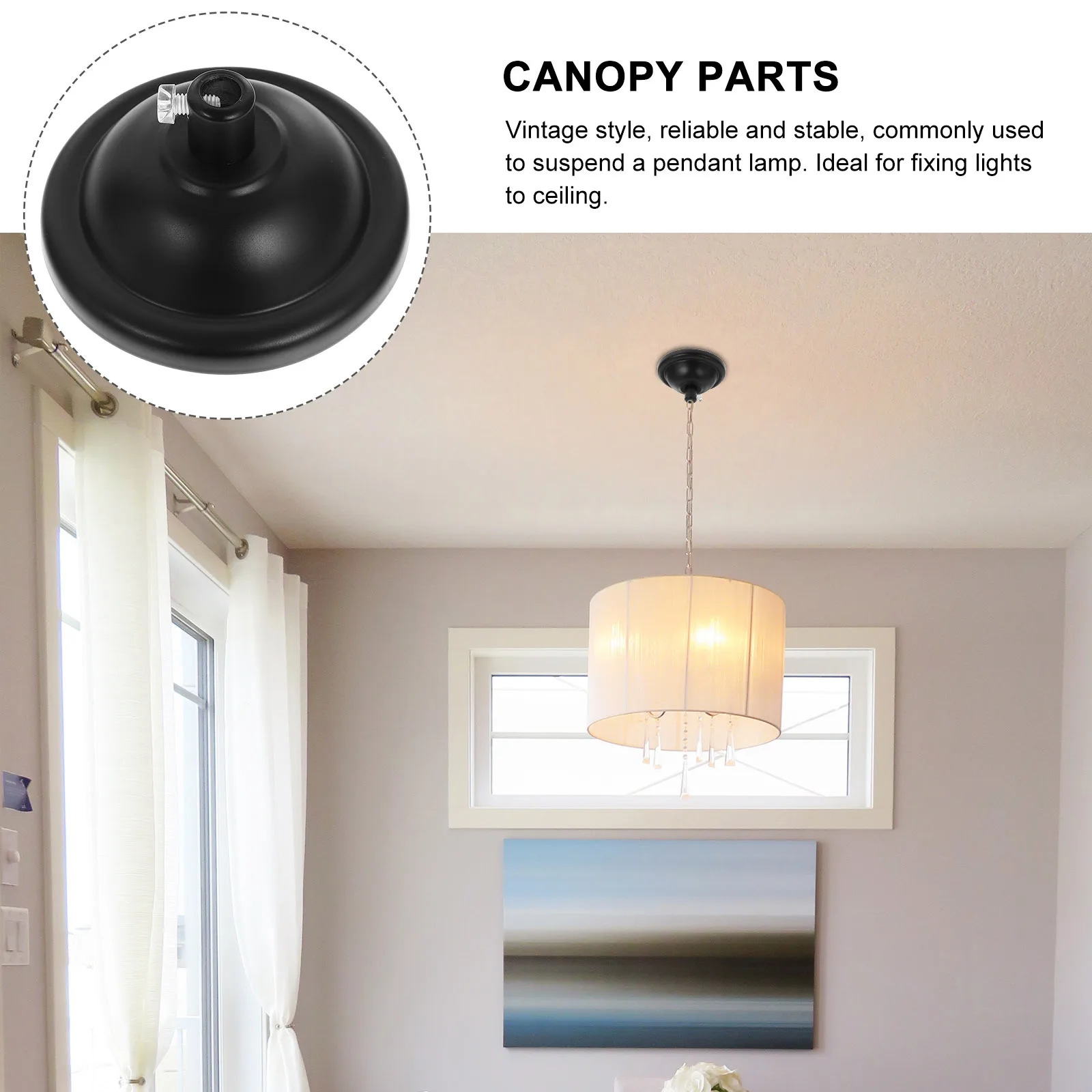 

2 шт. винтажная люстра, потолочная пластина, металлический навес, крышка потолочного светильника, крышка для подвесного светильника в помещении