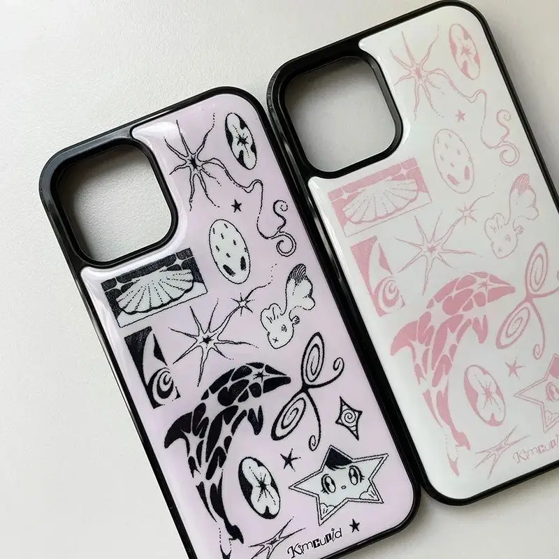 Ins Y2K Pink Ocean … - image