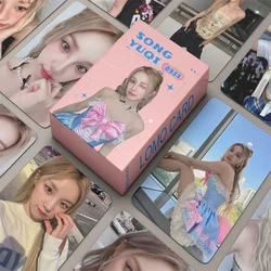 55pcs/set KPOP (G)I-DLE Card Song Yuqi Single Small Card Song Yuqi Album Gidle Female Child Printed Photo Collection Card MINNIE