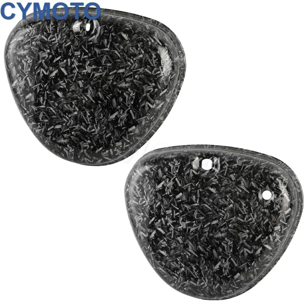 

Motorcycle Fuel Tank Side Cover Set Protector Fairing Kit For Simson S51 S60 S70 S80 Water print Carbon fiber 3K Twill Weave