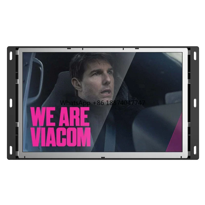 7 inch open frame monitor digital media player lcd screen display