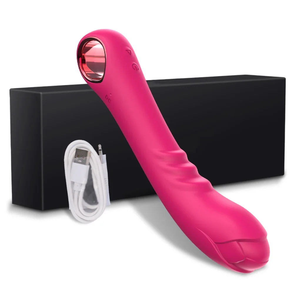 Realistic Massager Clitoral G-spot Stimulator Powerful Rose Vibrator Dildo For Women Female Penis Masturbation Adult Sex Toys 18