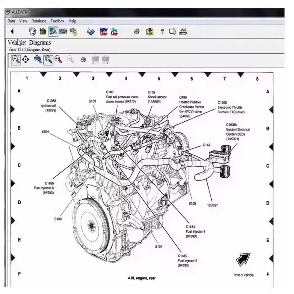 

Software para automóvil Alldata 10.53 con diagramas de cableado de profundidad y Mitchell Ultramate 2023.07 para reparación avan