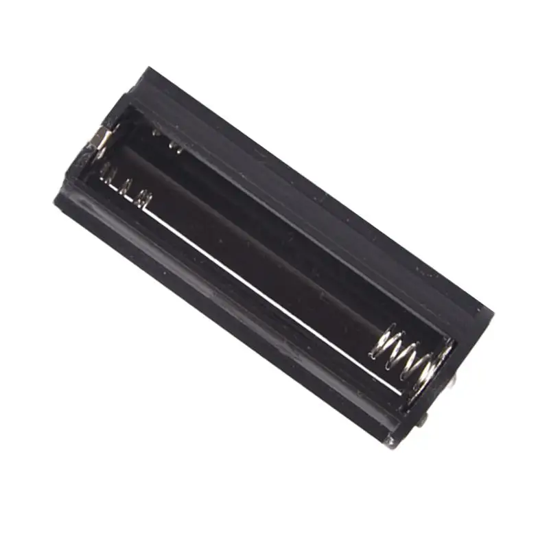 2Pcs Battery Holder for 3 x 1.5V AAA Batteries Flashlight Torch 53 x 21mm Black battery case Storage box