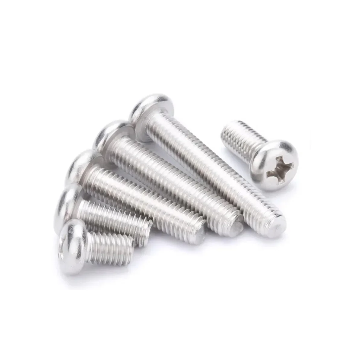 

304 Stainless Steel Round Head Screw / Pan Head Cross Bolt / Small Screw M2M3M4M5M6