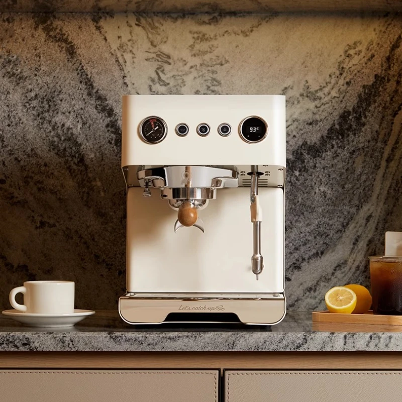 Cafetera semiautomática pequeña para el hogar, Extractor de caldera italiana, Автомати │ heiфемаш, Cafetera Expreso