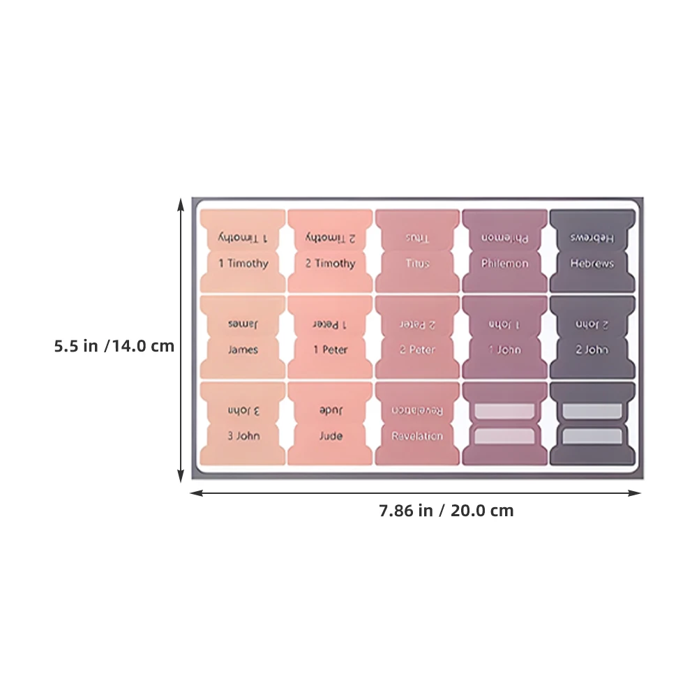 5 Blatt lila Bibel Index Label Aufkleber beschreibbar entfernbar personal isierte selbst klebende Lesezeichen Aufkleber Briefpapier Bibel Studie Tab
