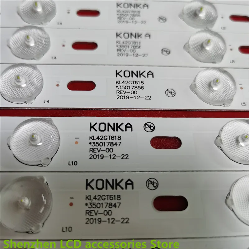 TVバックライト,42インチ,kl42gt618 35017849 35017855 35017848 LED 6led = 848mm 100% 新品