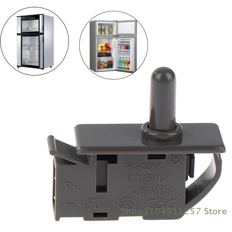 

Refrigerator Spare Parts Door Light Control Normally Closing Push Button Switch Refrigerator Door Freezer Door Switch