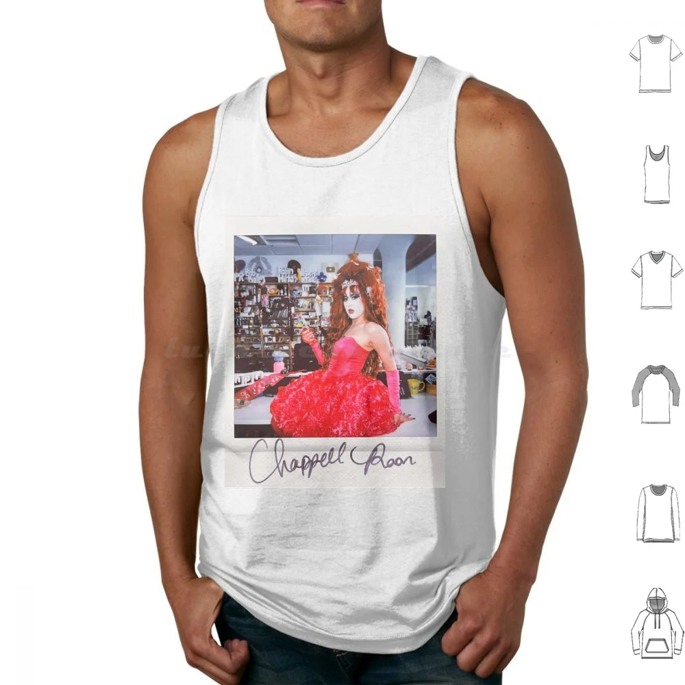

Chappell Roan-Tiny Desk Tank Tops Print Cotton Chappell Roan Chapel Roan Music Tiny Desk