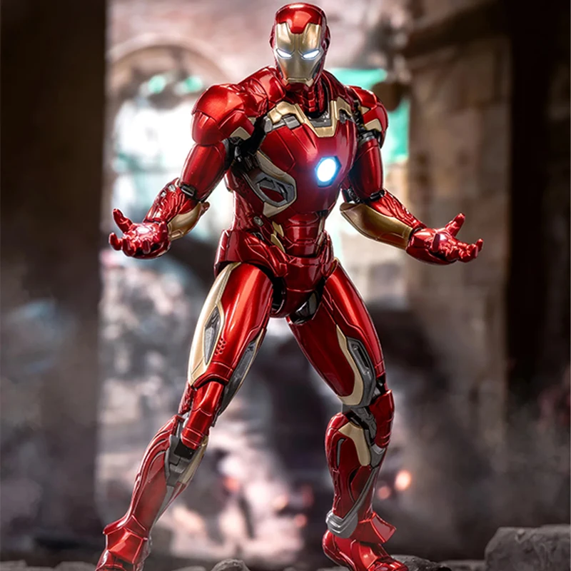 Original Fondjoy 1/12 Iron Man MK45 Model Kit Infinity Saga Ironman Mark45 Assembly ABS Joint Movable Figure Statue Ornament Toy