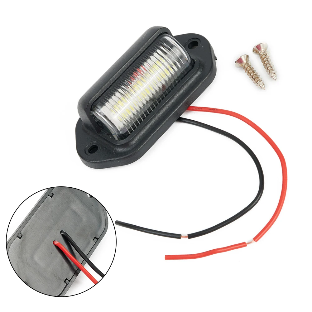 

Trailer License Plate Light Truck Boat Car Lamp Super bright Waterproof With Screws 12V Accessories Parts Useful