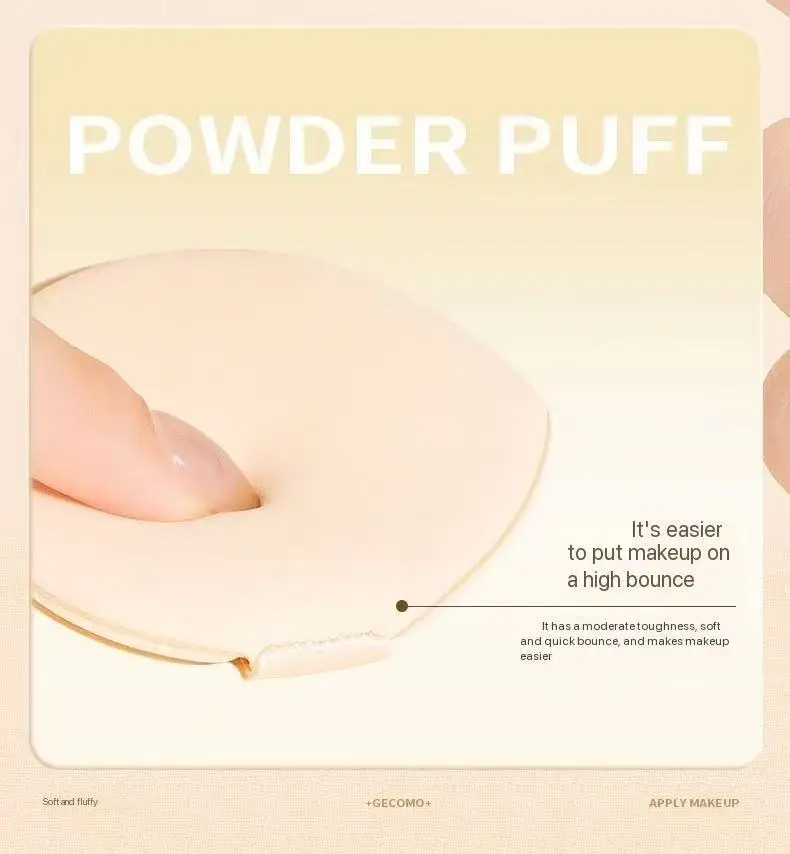 윤루 피부 친화적인 에어 쿠션 파우더 퍼프는 밀착감이 좋고, 두껍고 건조 및 습식 모두 사용 가능하며, 부드럽고 피부 친화적입니다.
