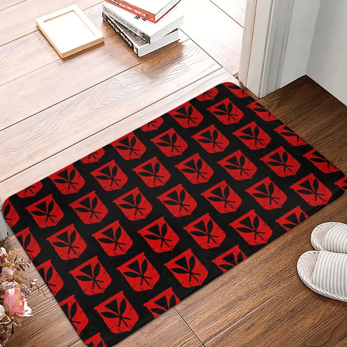 Hawaiian Motif Non-slip Doormat Kanaka Maoli Bath Bedroom Mat Outdoor Carpet Indoor Modern Decor