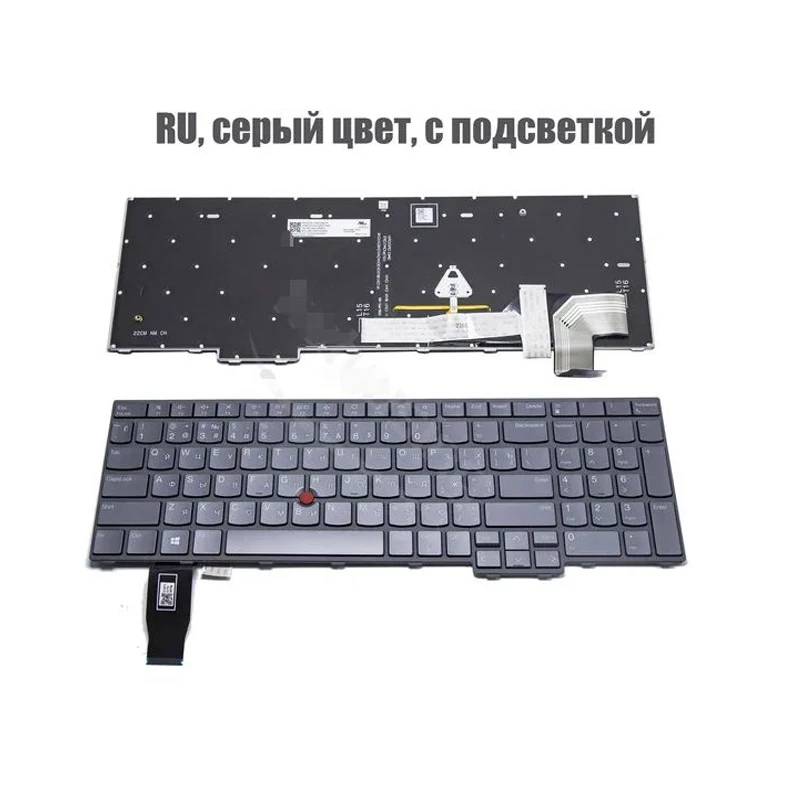 Imagem -04 - Xin-us Layout Teclado Portátil Retroiluminado para Lenovo Thinkpad L15 Gen3 T16 P16s Gen1 5n21d93686 5n21d93723 5n21d93876 5n21d93643