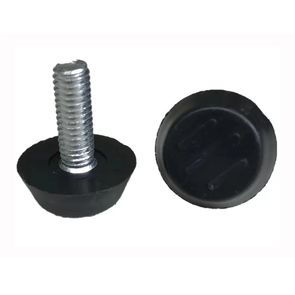 4/8Pcs Adjustable Steel Furniture Legs Table Chair Sofa Leg Leveler Glide Slide Pad M6 M8 Screw Bolt Metal Furniture Feet Level