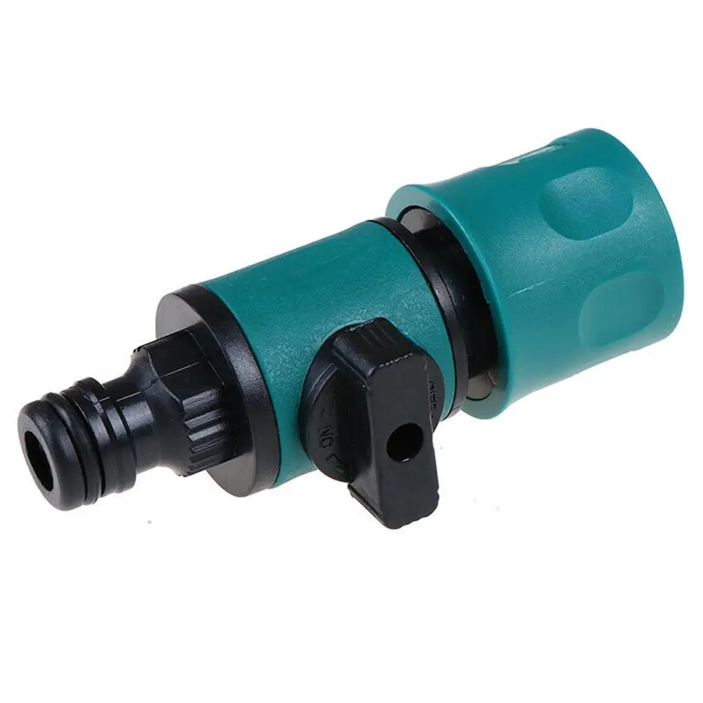 1pcs Plastic Valve with Quick Connector Agriculture Garden Watering Prolong Hose Irrigation Pipe Fittings Hose Adapter Switch