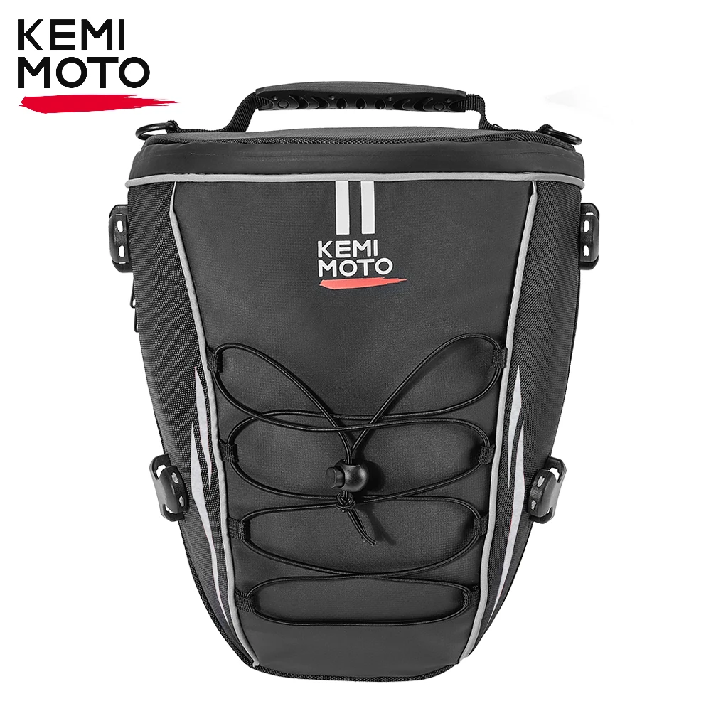 Universal Motorcycle Seat Tail Bags 10L Waterproof Rear Rack Bag Luggage Tool Storage Pouch Handbag Motorcycle Accessories Bag