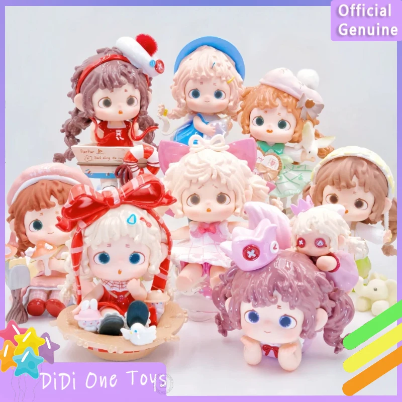 

Подлинная коллекция Heyone Furfur V5, серия Happy, слепая коробка, милая коллекция кукол, украшение для рабочего стола, модный тренд, подарок для девочки