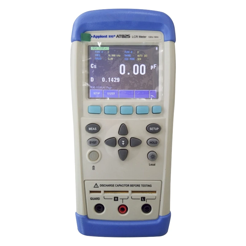 Applent AT825 Handheld LCR Digital Bridge 100Hz~ 10kHz Accuracy 0.2%