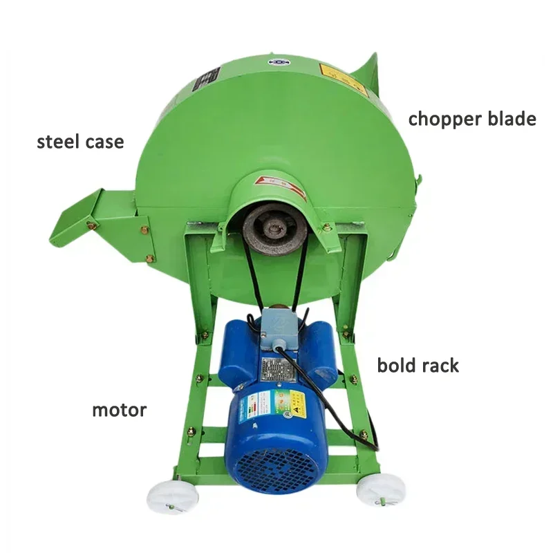 Desktop 220v 3000W Banana Cutting Machine Banana Tree Shredder Household Small Cattle And Sheep Breeding Gasoline Version Shredd
