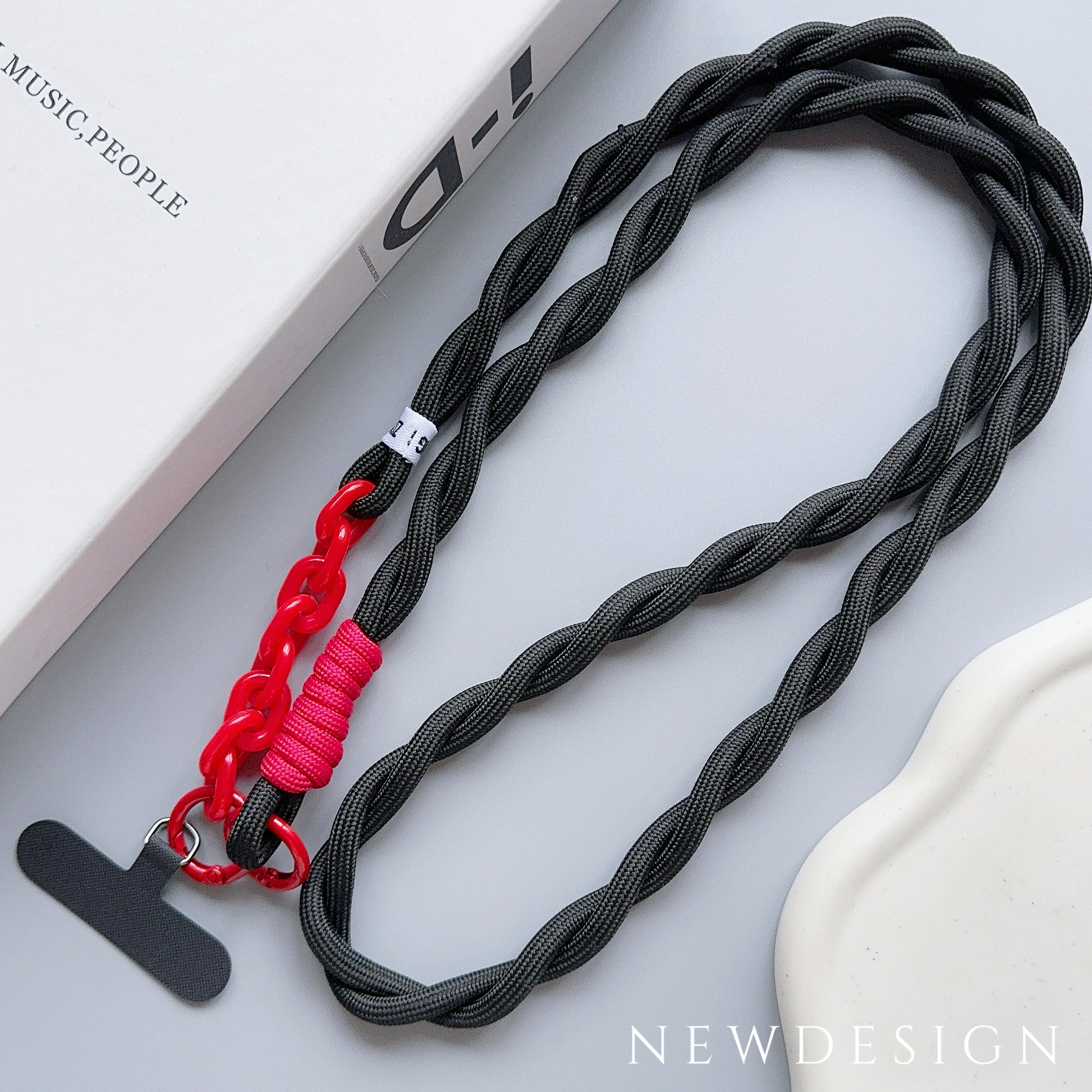 Cute Phone Lanyard, Universal Case Acrylic Crossbody Strap