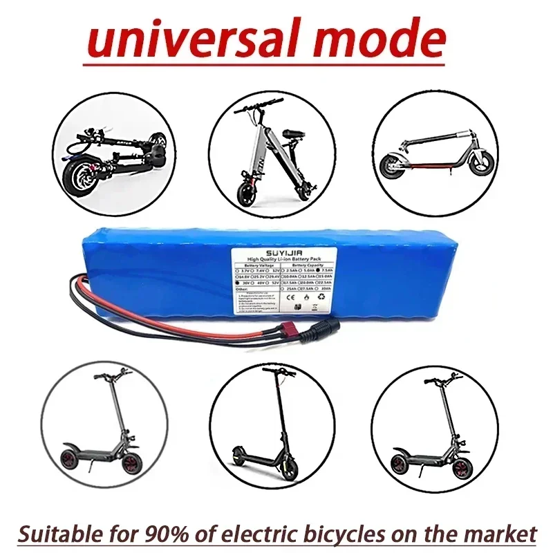 36V Electric Bicycle Battery 18650 10S3P 7500mAh Lithium Ion Batteries Pack Built-in Smart BMS for Xiaomi M365 E-Bike Scooter