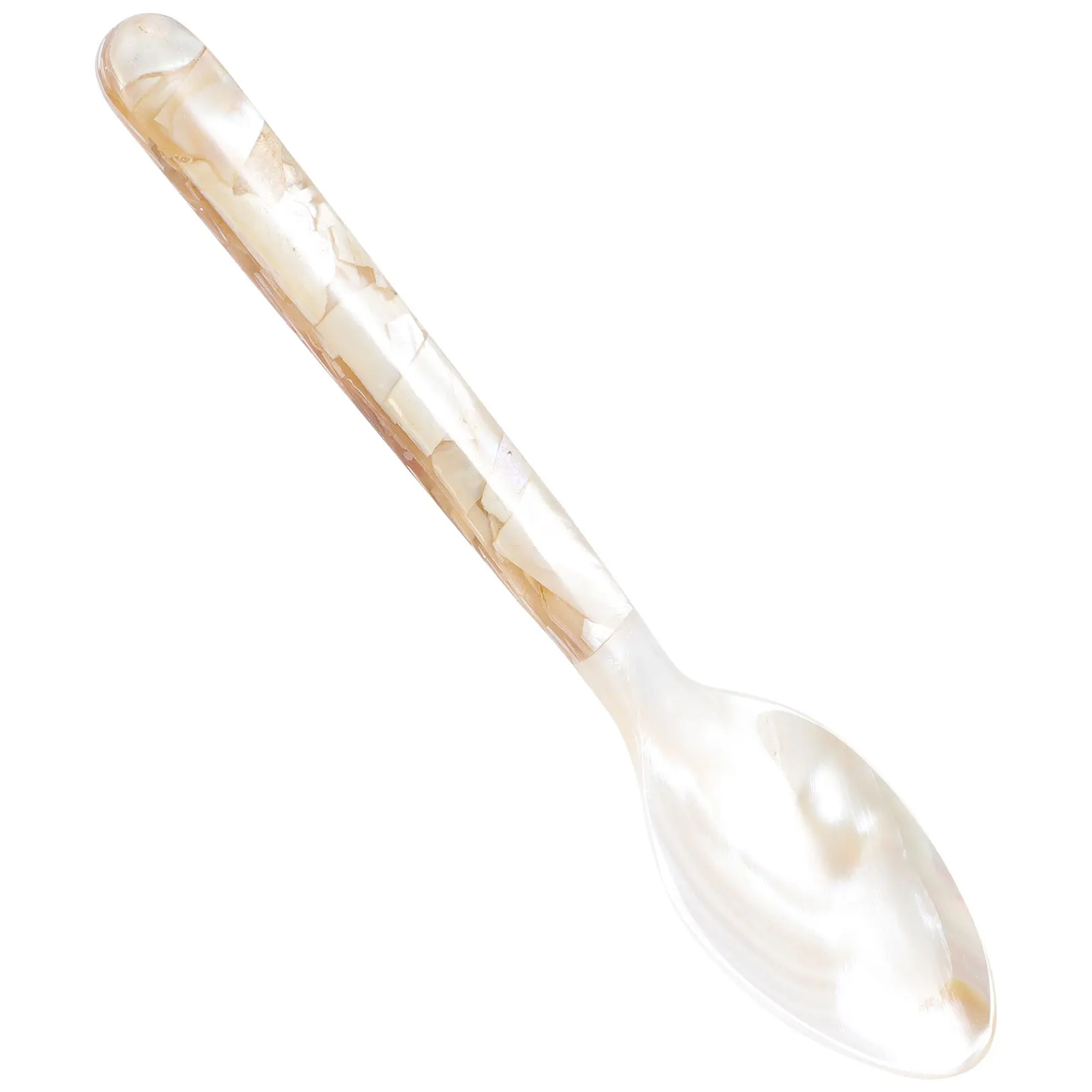 Adorable Household Shell Exquisite Coffee Dessert Stirring Spoon Smooth Wear-Resistant Non-Rust Kitchen Supply Buffet
