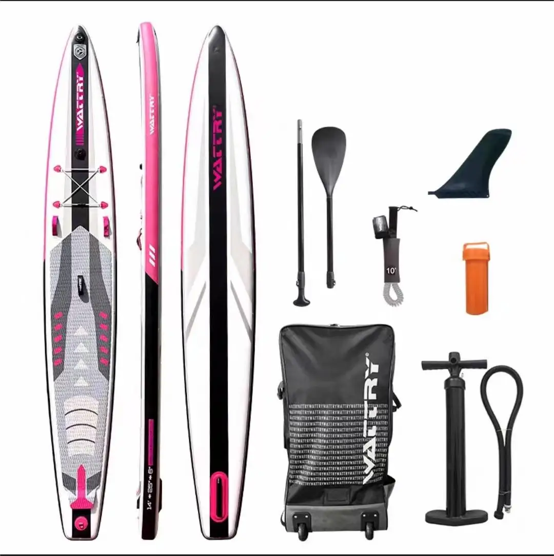 Inflatable426*63*15cm Ultra-Light SUP for All Skill Levels Everything Included with Stand Up Paddle Board,  Pump, ISUP Travel