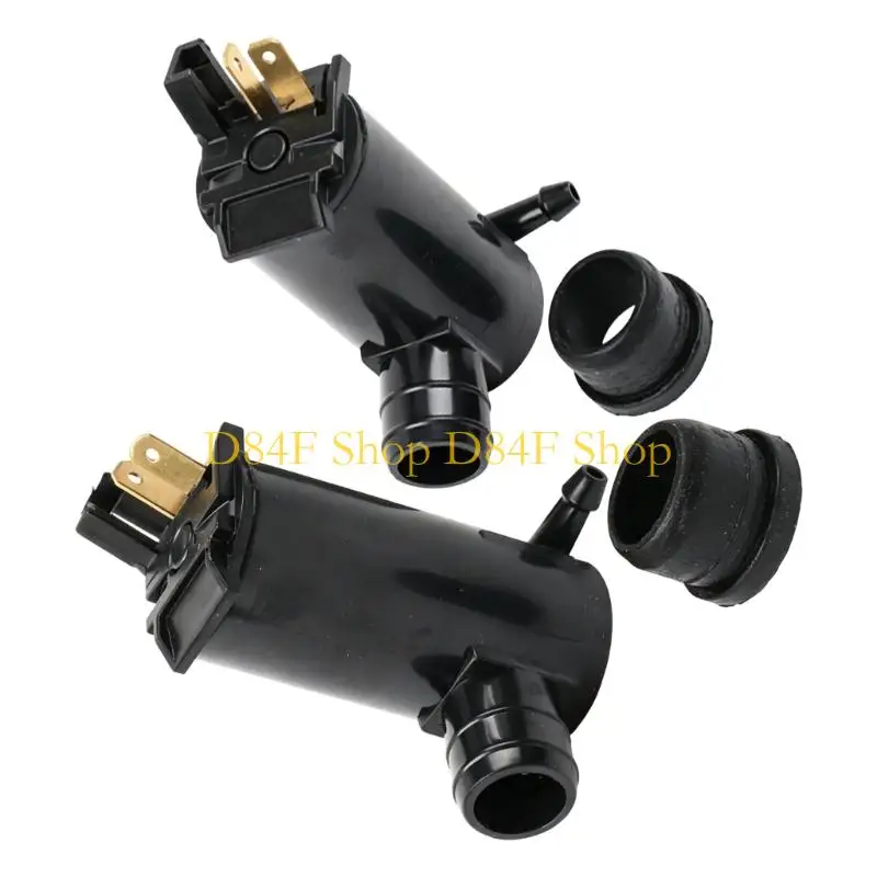 D84F Windshield Fluid Motor with 2 Contacts for Front Washer Repair Cleaning