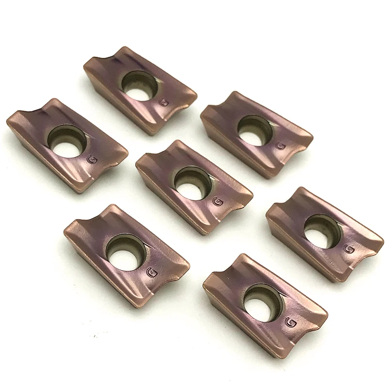 AXMT123508PEER-G ACP200 AXMT170508PEER-G ACP200 عالية الجودة المعدنية الداخلية تحول أداة التصنيع باستخدام الحاسب الآلي رأس طاحن إدراج