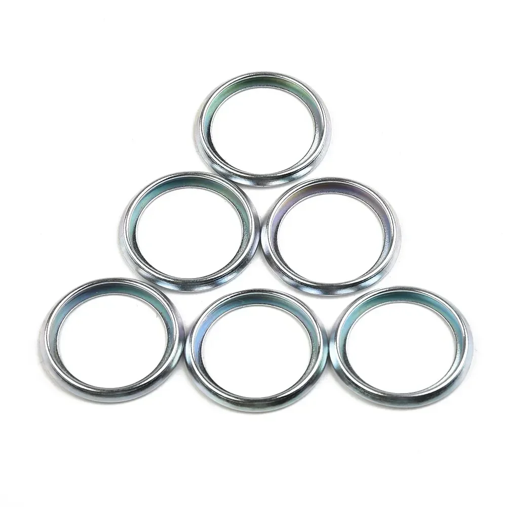 

6pcs Oil Drain Plug Crush Washer Gasket Set Replacement Parts 16mm 803916010 For Crossre 11-18 Automotives Replacing Parts