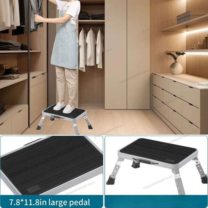 For Thickened One-step Ladder, Folding Ladder, Non-slip, Kitchen Household, Micro-step, Mini Climbing
