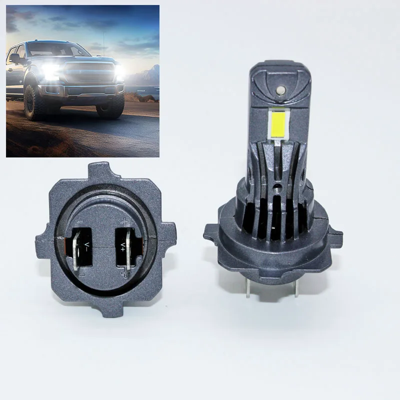 2pcs H7 110W 11000LM LED Headlight Kit Bulb 6500K High Power HID Xenon