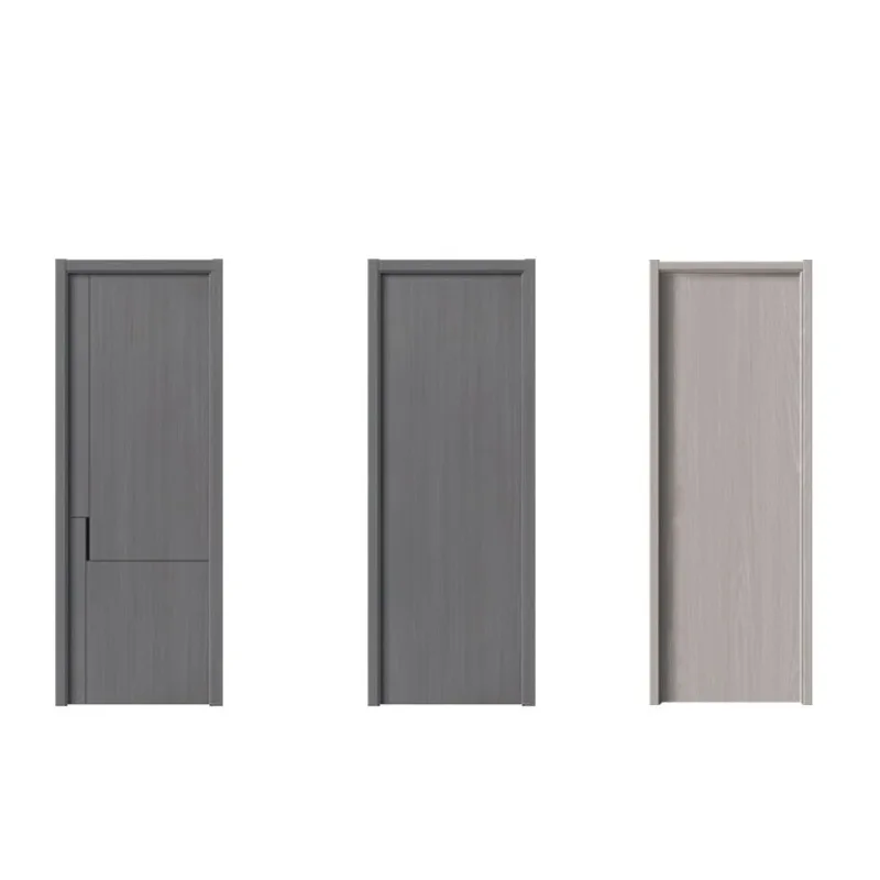 

Modern simple indoor wooden door custom finished product double selection silent environmental protection bedroom door