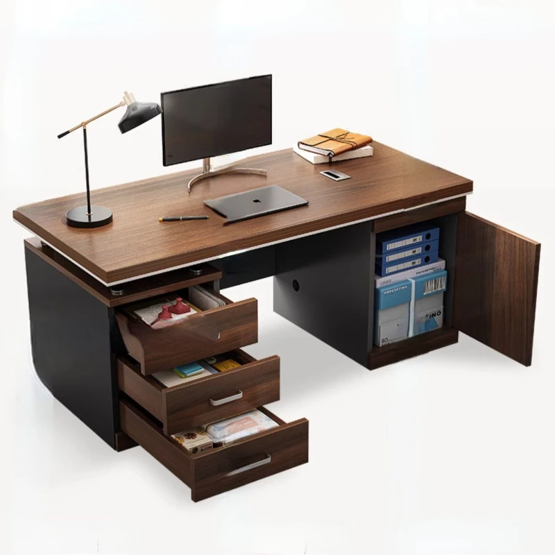 Minimalist Employee Desk Desktop Computer Household Cabinet Office Table Simple Combination Escritorio Oficina Office Furniture