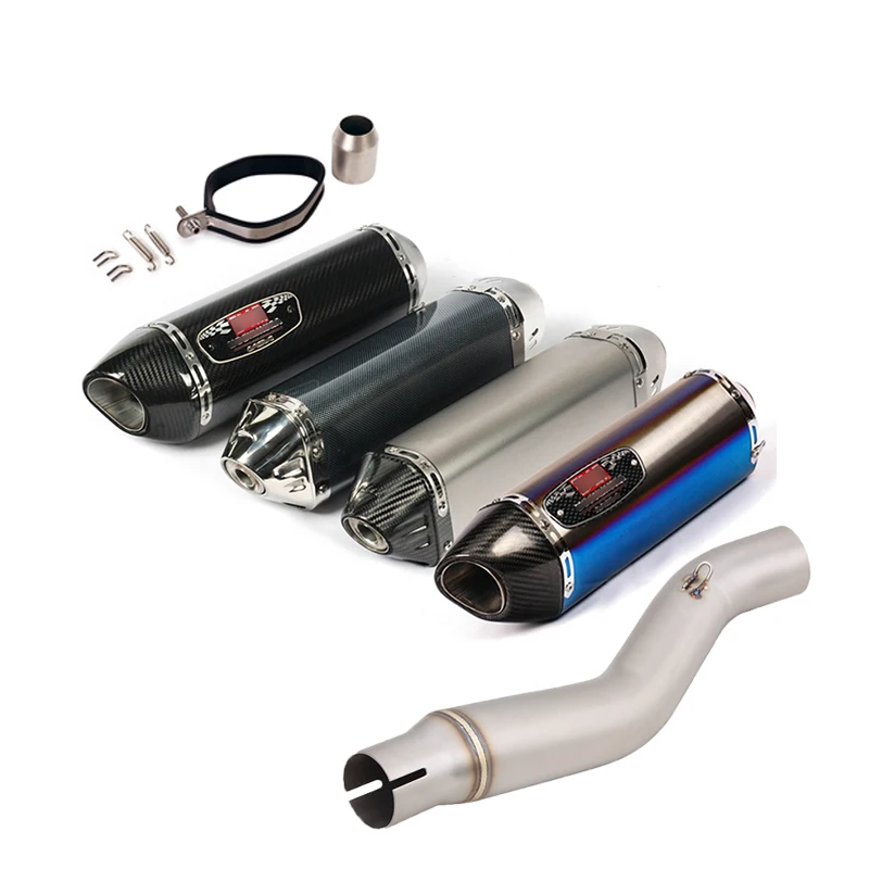 

51 мм углеродное волокно мотоциклетный глушитель для мотокросса Escape Moto DB Killer для Honda CBR250R 2011-2016