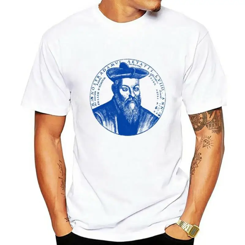 Nostradamus T Shirt Fortune Teller Psychic Tarot Cards Cool Gift Tee 140