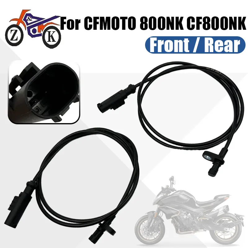 ABS-Radgeschwindigkeitssensor für Motorräder, passend für CFMOTO 800NK CF800NK NK800, ABS-Sensor-Kabel für vorne und hinten, 6L30-080020 FA8V-080004-1200-M.
